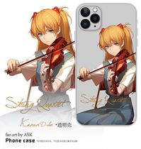 (tpu material) Owl Express agent Quartet and incense phone case transparent bottom ASK