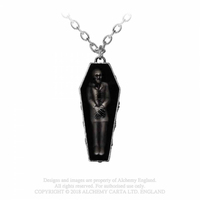 Alchemy Gothic British A brand official Nosferatu Gothic coffin necklace P183