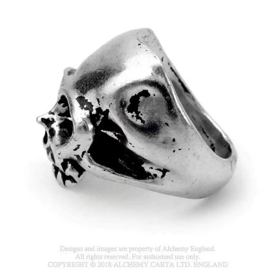 Официальное кольцо DEATH RING (R6) бренда Alchemy Gothic British A