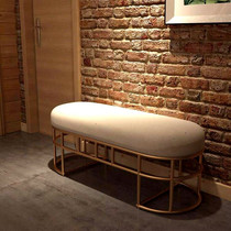 Nordic shoe stool household doorway wearing shoelstool clotheroom sofa bench modern simple long bench bedbench
