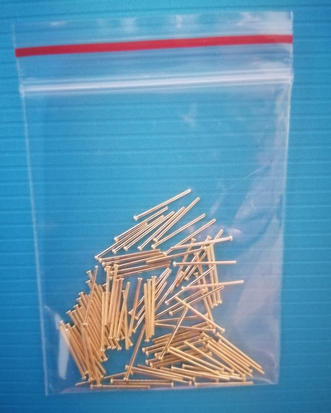 Module power pin pin pin gold plated 0.5mm*10.0mm*0.8mm 100pcs pack