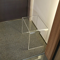 clear acrylic plastic shoe changing small stool children home door Nordic simple modern creative light luxury dwarf stool