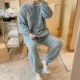 MJ Fleece-311072 Синее улыбающееся лицо (синие брюки)