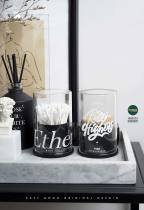 Easygood brief Nordic Stainless Steel Pendulum creative toothpick cartridge Toothpick Box Containing Cotton Sign Cylinder Cotton Sign Jar