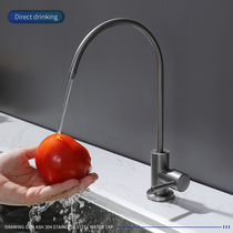 Bubble bathroom gun gray kitchen 304 stainless steel water purification faucet kitchen sink basin direct drinking faucet