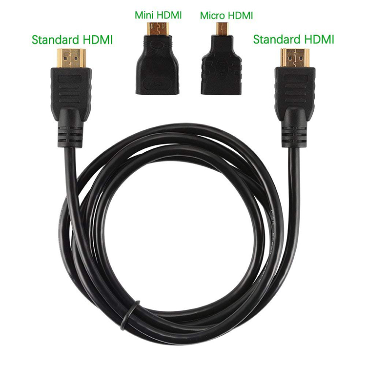 HDMI HD Line 3-in-1 Universal Set 1 4 Version with Mini HDMI micro HDMI Connector