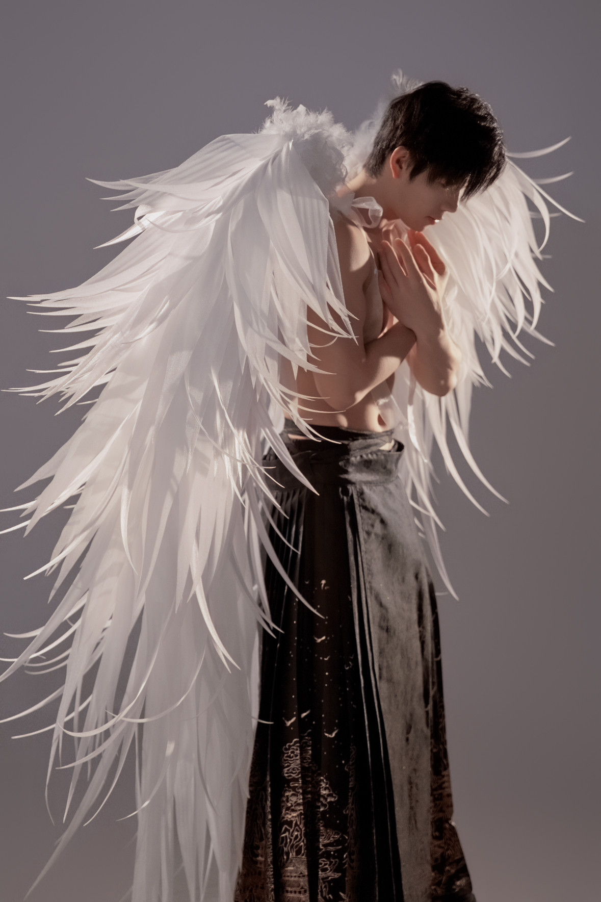 Internet celebrity big wings photo shoot, angel wings props cosplay wings factory direct sales