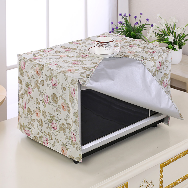 Customized microwave oven oil cover sunscreen oil smoke proof beautiful Changdi oven dust cover printer dust cover towel