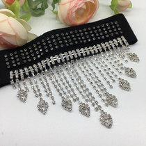 Water Drill Cloth Yarn Collar False Collar Childrens Gala Chain Fake Collar Dance President Pendant Square Dance Autumn Winter Scarf female neck guard