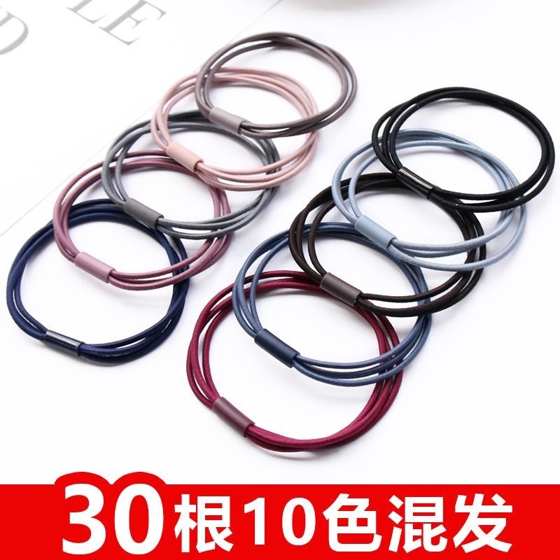 Hairband band rubber band hair accessories no seams less girls Hairband Hairband beef tendon middle school students Black Tie hair Hairband
