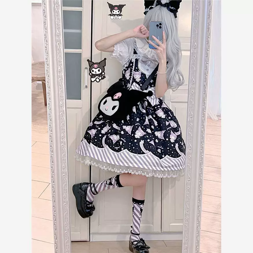Сэнрио, милый slip-платье, стиль Лолита, Cinnamoroll, Lolita Jsk