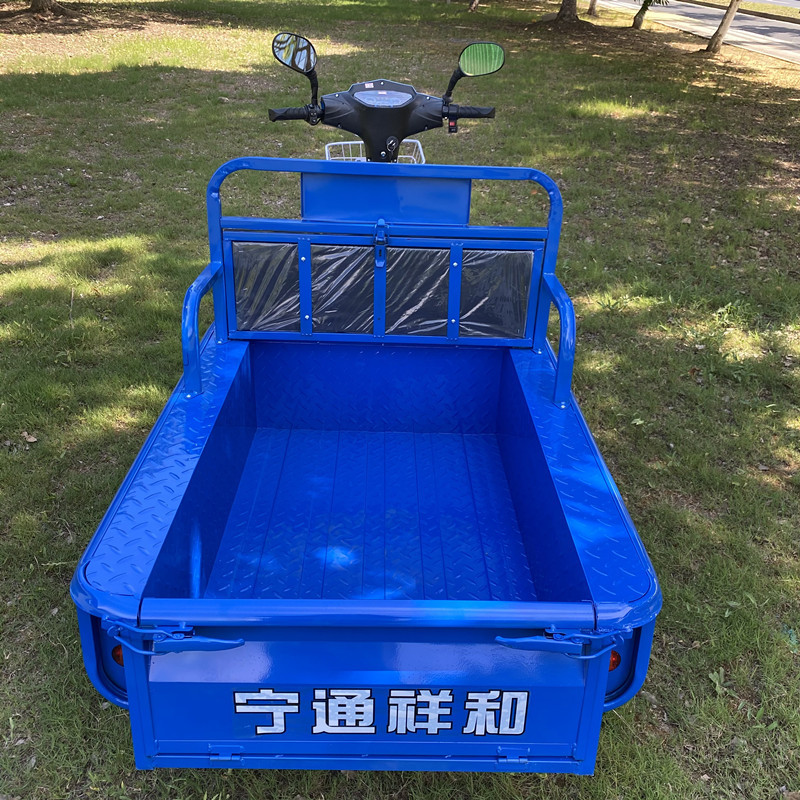 Electric Tricycle Truck, New Model for Home Use, Battery-Powered Tricycle, Adult Mobility Vehicle, Small Cargo Flatbed Vehicle