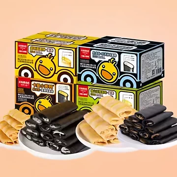 咔啰卡曼多口味夹心蛋卷1箱