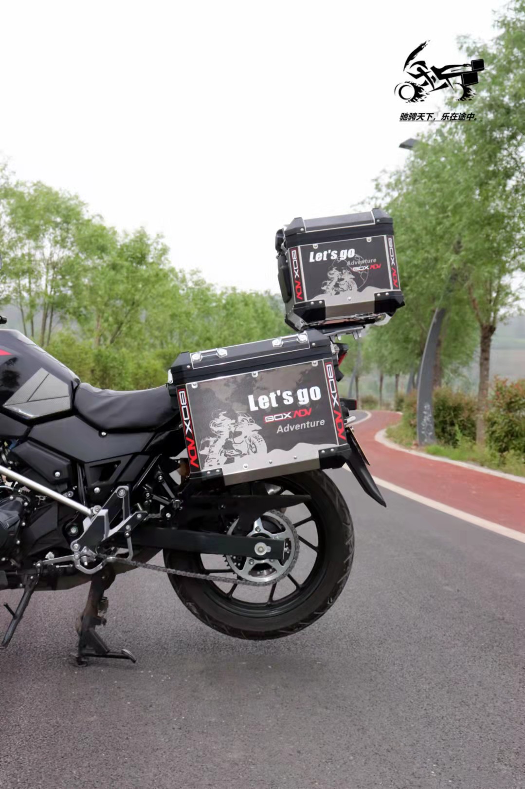 Suzuki Suzuki DL250GW250 three boxes Backet Box Boxagon Stainless Steel Bulk Boxave