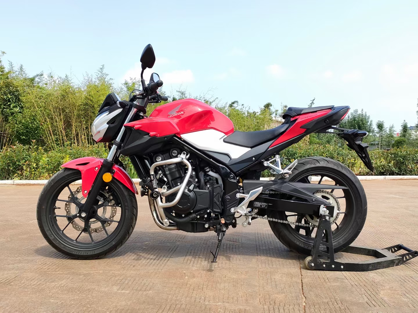 Suitable for Honda CB400F locomotive modified protective bar bumper protective bar competitive bar anti-fall bar modification - Taobao