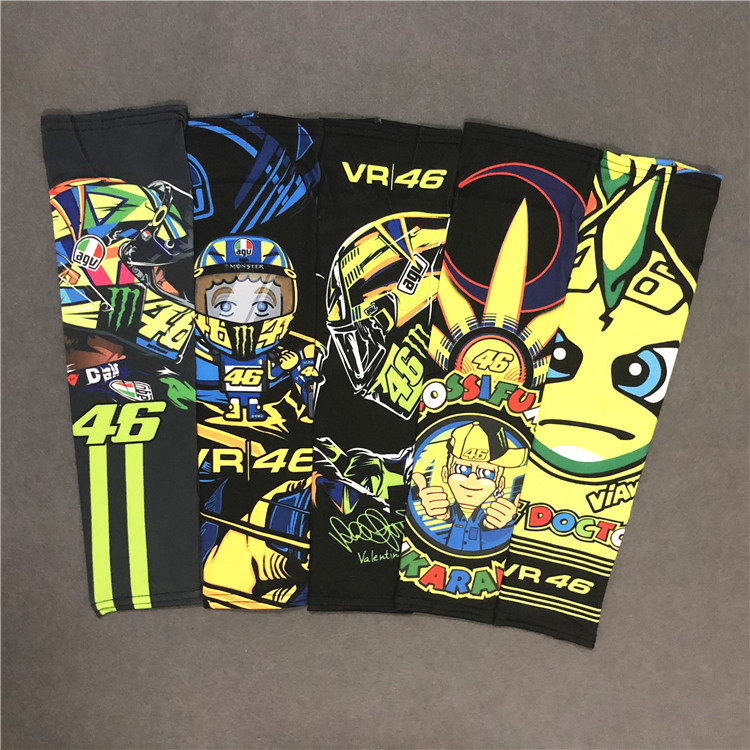 MOTO GP Motorcycle Ride Summer Sleeve Car Fans Flower Arm Arm Arm Sleeve Arm Cover Knight Stretch Sunscreen Ice Silk