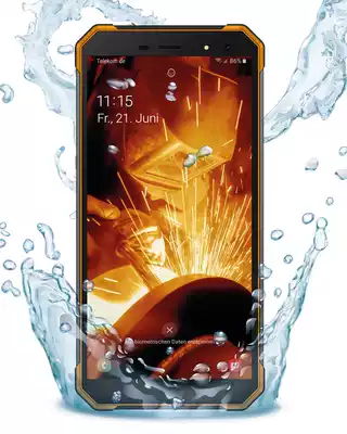 Three-proof smart phone IP68 Android 9 fingerprint handheld terminal 4G 64G GPS NFC 5-inch three-proof mobile phone
