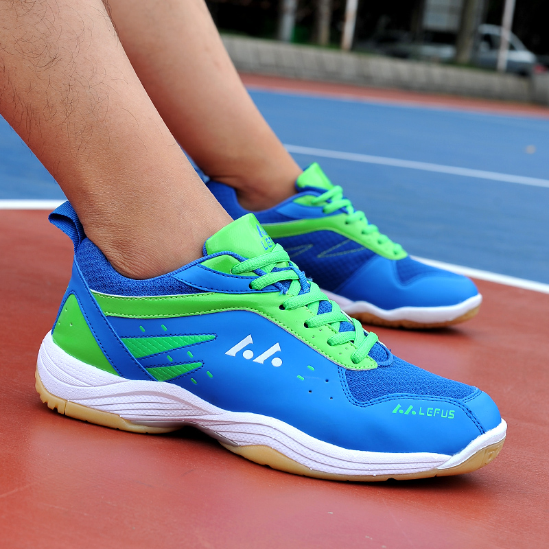 Revers Super Light Non-slip Wear Badminton Women Shoes Professional Sports Training Shoes Badminton Shoes Breathable Men's Shoes