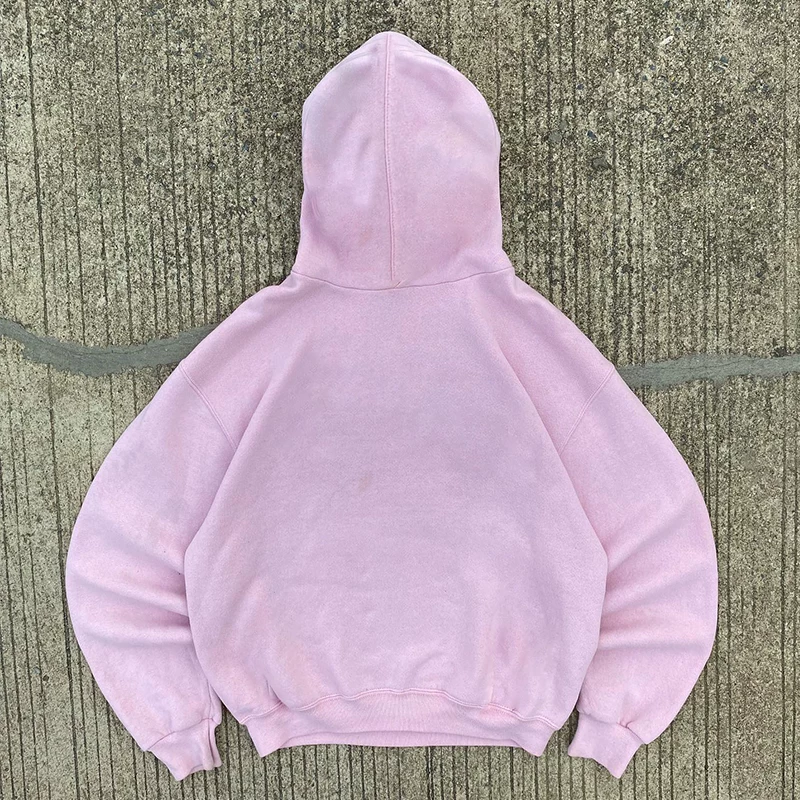 7VN7VN7VN Unity Road Hong Kong wind men and women couples niche design sense vintage ancient hooded sweater