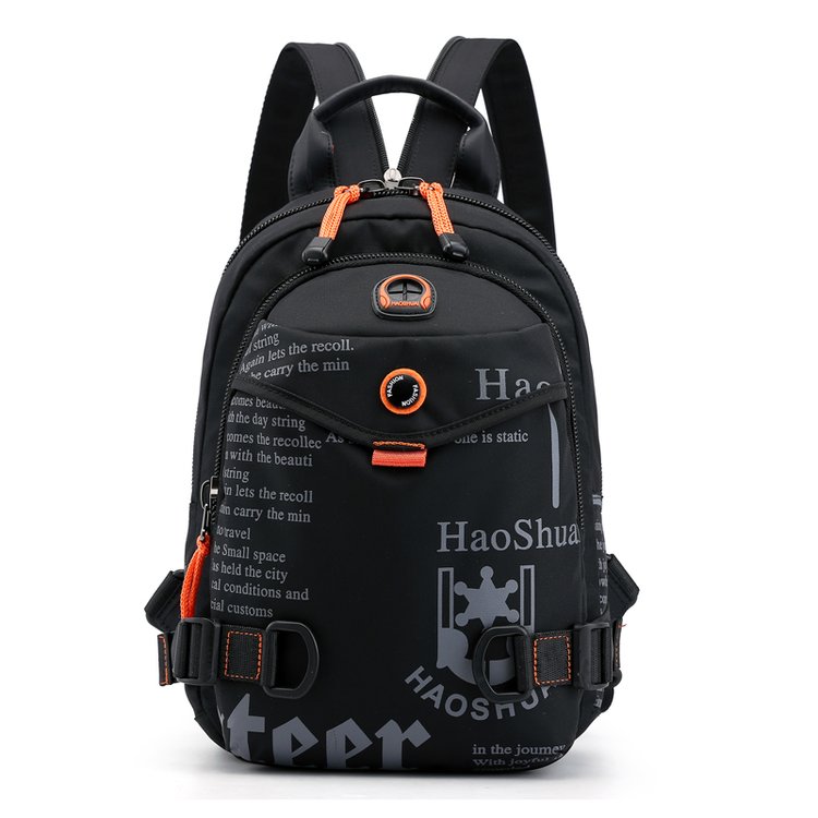 Mini ba lô vai túi nam thể thao giản dị túi sinh viên nữ túi phiên bản Hàn Quốc của túi du lịch túi ngực túi đeo vai - Túi của con người balo da