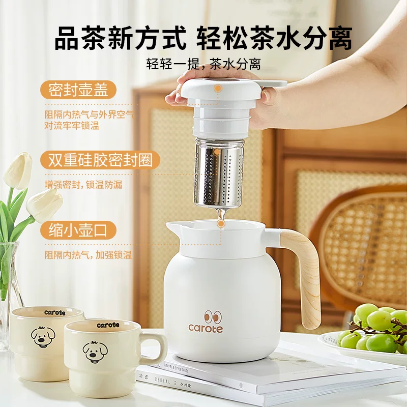 Thermos, capacious teapot stainless steel