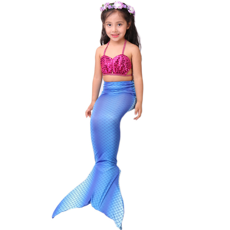 Đuôi nàng tiên cá! Trang phục nàng tiên cá Fish Tail Princess Dress Girl Child Bộ đồ bơi nàng tiên cá do boi cho be gai