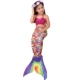 Đuôi nàng tiên cá! Trang phục nàng tiên cá Fish Tail Princess Dress Girl Child Bộ đồ bơi nàng tiên cá