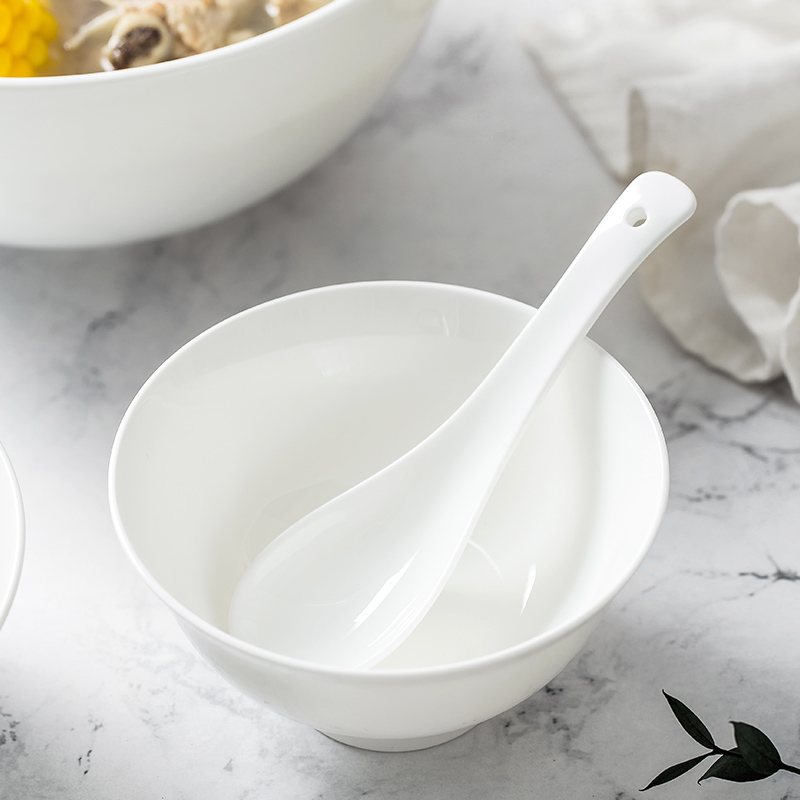 Only embellish ipads China porcelain tablespoons white small spoon, margot spoon, spoon, ladle long handle ceramic spoon