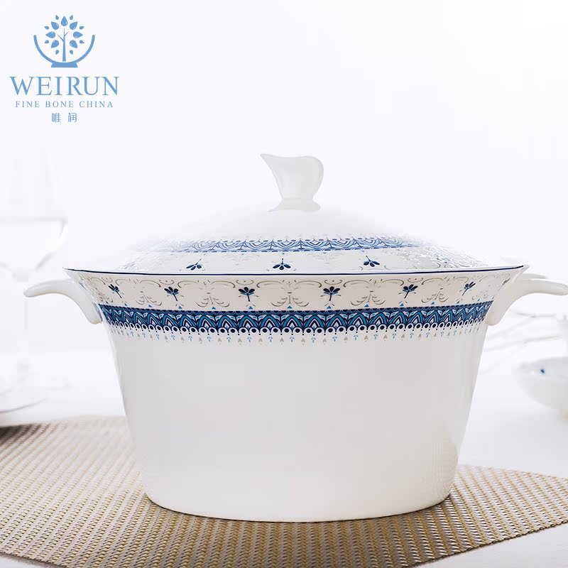 Only embellish glair dishes household of Chinese style ipads porcelain tableware to eat rice bowl chopsticks dishes elegant items