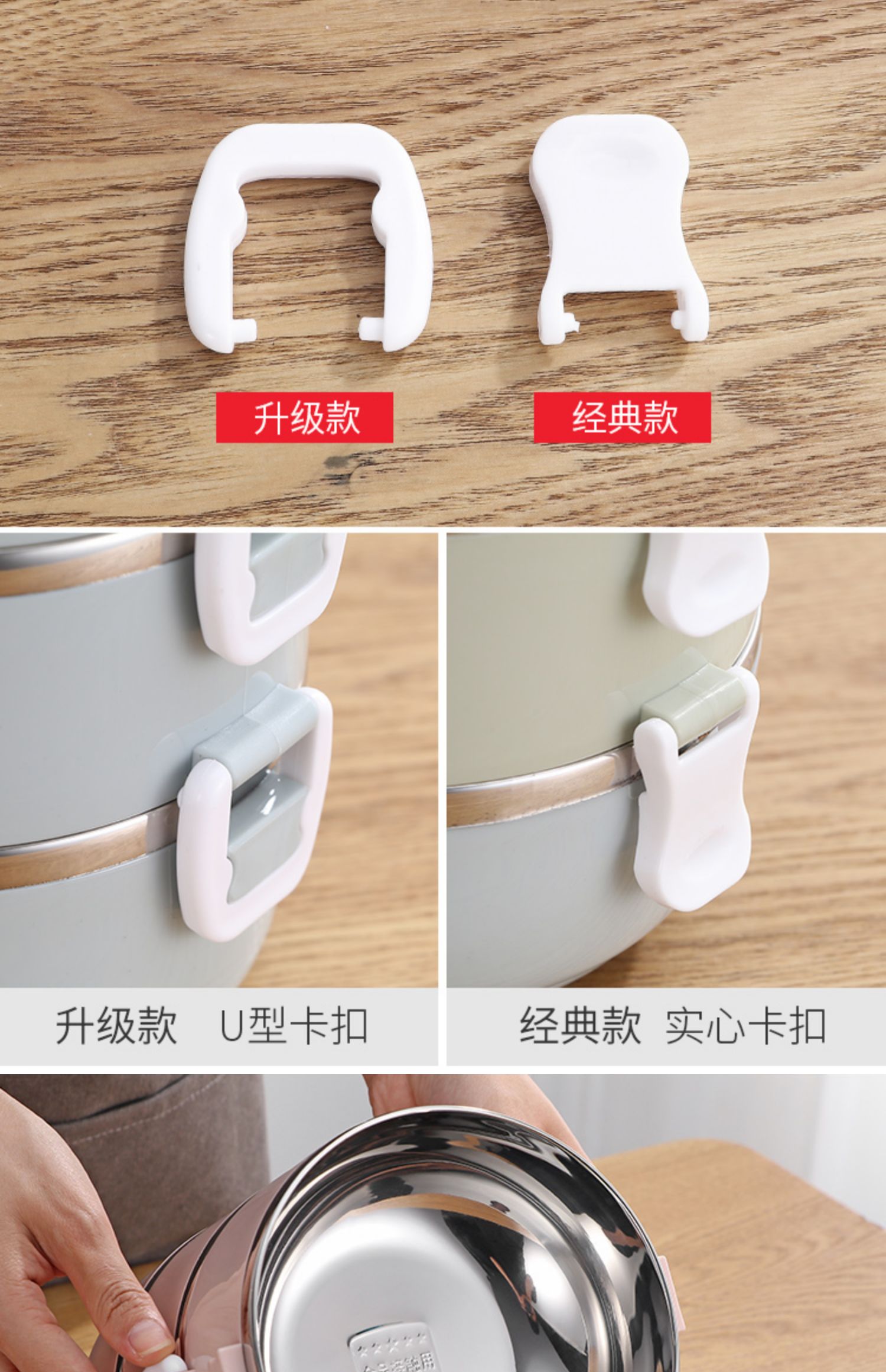 Bo Fujia Hộp cơm trưa cách nhiệt bằng thép không gỉ 304 kiểu Nhật Bản hai lớp 2 hộp cơm trưa cho trẻ em nhiều lớp - Hộp cơm điện sưởi ấm hộp cơm điện bear dfh-b20j1	