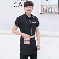 Мужская черная бумажная юбка