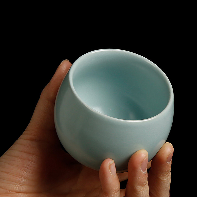 Ru up market metrix who tea cup single CPU kung fu tea cups individual cup large ceramics slicing can be a single tea cup