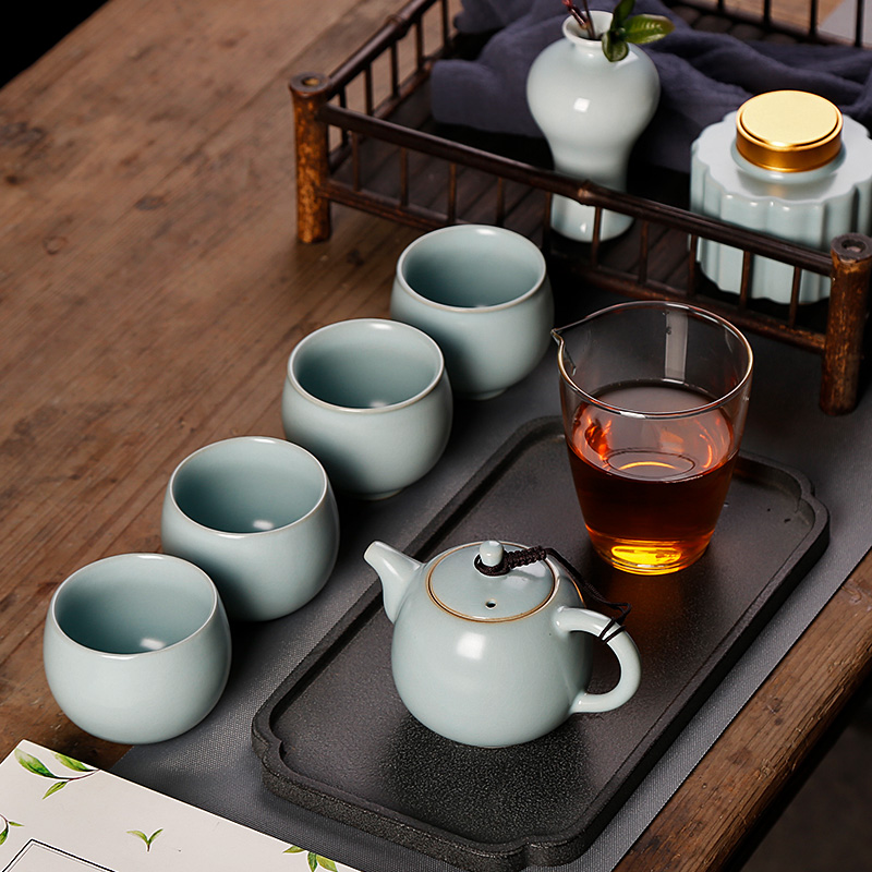 Ru up market metrix who tea cup single CPU kung fu tea cups individual cup large ceramics slicing can be a single tea cup