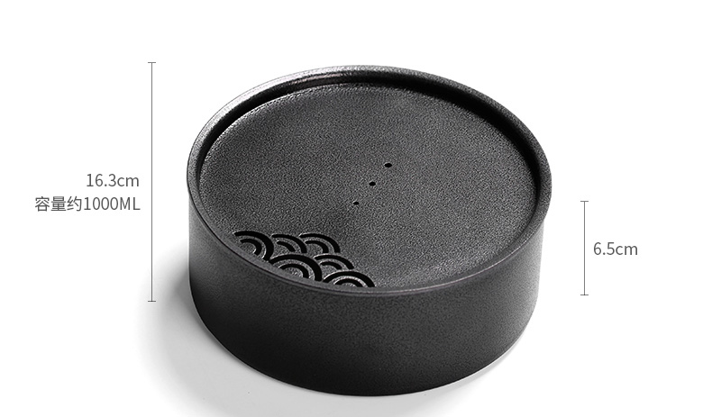 Ceramic mini storage dry plate of small tea tea tray was coarse pottery tea pot adopt tea sea contracted Japanese style restoring ancient ways is small