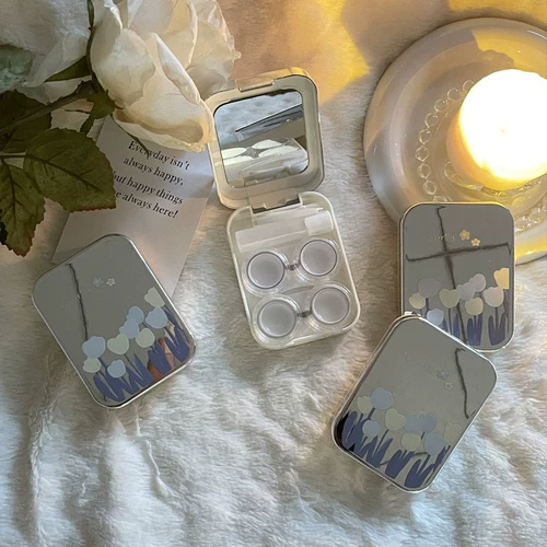 Невидимое зеркало, очки, коробка для хранения, брендовая банка для хранения