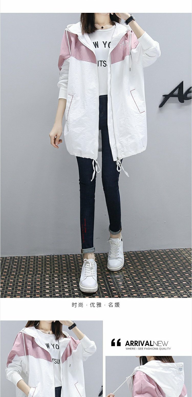 Áo bà bầu mùa thu 2019 thời trang thu đông mới Hàn Quốc phiên bản xuân hè buông thả hoang dã dài đoạn lớn áo gió thủy triều - Áo thai sản đầm bầu công sở
