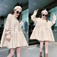 Thời trang áo len mới tinh khiết màu áo hoang dã áo khoác mỏng mỏng kích thước lớn áo sơ mi búp bê bất thường áo len thủy triều - Đan Cardigan áo nữ Đan Cardigan