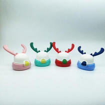 Elk horn children thermos cup original lid leak proof cup lid straw lid cartoon water cup lid universal accessories