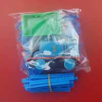 Track train cake decoration ornaments Children Baby electric train birthday decoration doll plug-in