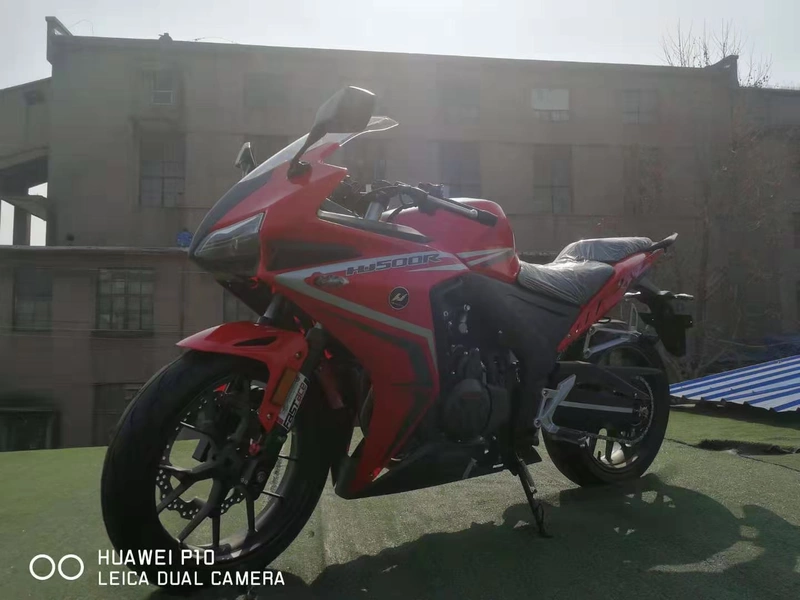 Hengzhou 500R xi lanh đôi làm mát bằng nước EFI phân khối lớn đầu máy xe máy Horizon xe thể thao đường phố - mortorcycles