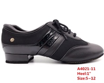 UK ADS New Dance Shoes Mens Morden Dancing Shoes Two Points Bottom Imports Soft Cow Leather A4021