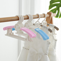 Telescopic childrens hanger baby hanger baby hanger baby clothes hanger child clothes hanger plastic drying rack