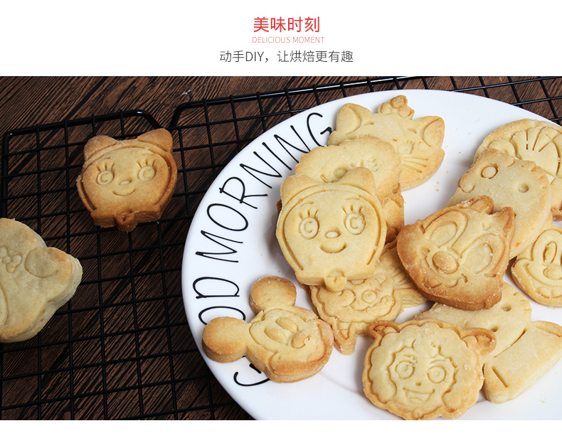 Khuôn nướng bánh quy khuôn đặt 3D stereo ba chiều khuôn cookie hình hoạt hình dễ thương - Tự làm khuôn nướng khuôn làm kẹo dẻo