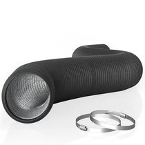 8-inch 10-inch greenhouse planting tent bathroom PVC composite pipe telescopic hose blower ventilation exhaust pipe 10 m