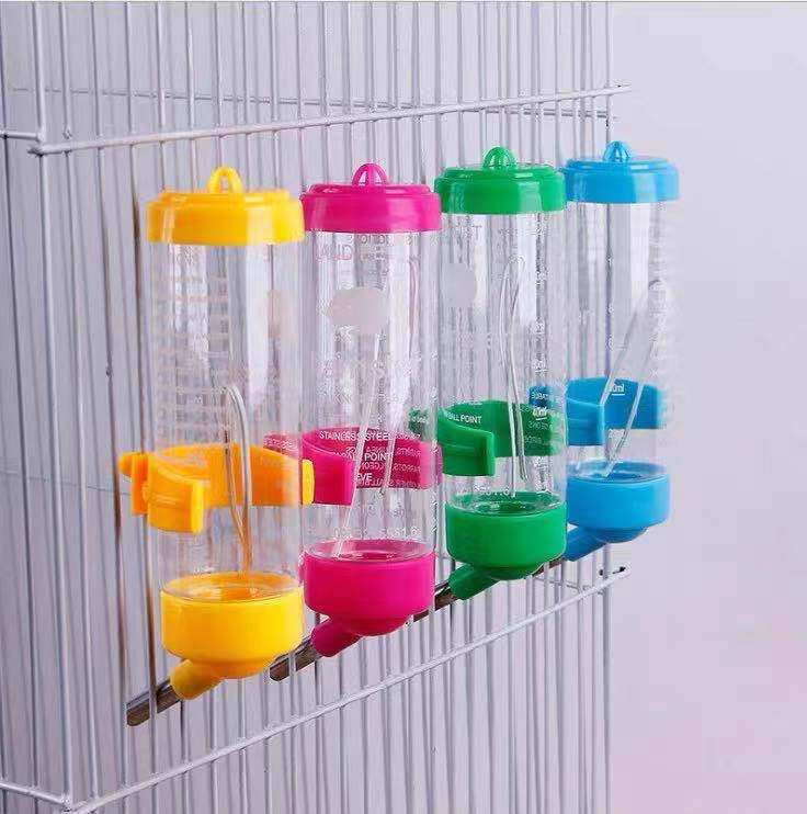 Rabbit hanging water dispenser Rabbit kettle automatic water dispenser drinking water feeder pet water dispenser 250ml