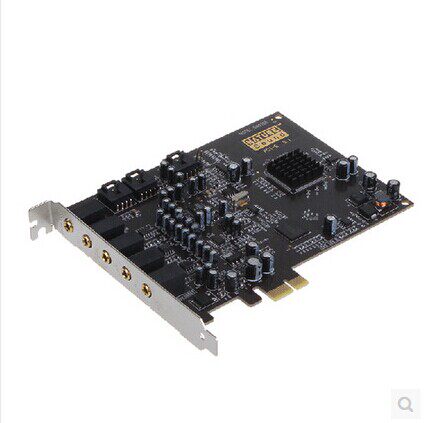 Small card slot built-in 5 1 sound card pcie0105 brand new gilded PCIE small card slot sound card
