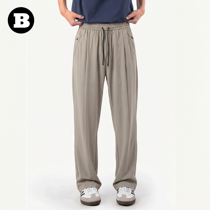 German Barbus Men's Outdoor Pants 2026 Summer New Gray Outdoor Sports Casual Waterproof Men's Trousers