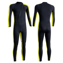 New wetsuit mens 2MM warm winter swimming anti-chilling kit snorkeling surf dress conjoined diving suit jellyfish woman