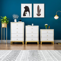  Modern simple bucket cabinet Nordic ins wind two three four five light luxury side cabinet net red bedroom bedside storage locker