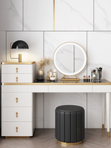  Italian light luxury dresser Nordic bedroom modern simple bay window Net red ins wind makeup table Small makeup table